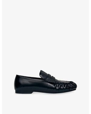 Alohas Aven Leather Penny Loafers - Blue