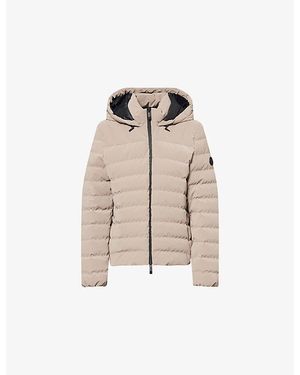 Moncler Trèfle Short Down Jacket - Natural