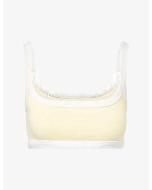 BO+TEE Soft Active Sports Bra - White