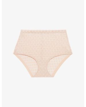 Simone Perele Plume Lace Control Briefs - Natural