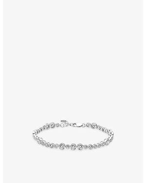 Sif Jakobs Sardinien Altro Rhodium-Plated Sterling And Cubic Zirconia Bracelet - White