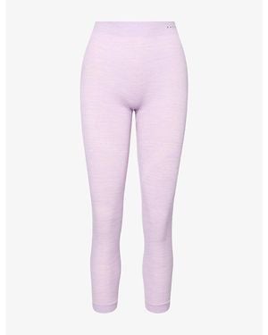 FALKE Wool-Tech Long Thermal Tights - Pink