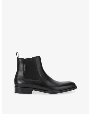 Steve Madden Brompton Leather Chelsea Boots - Black