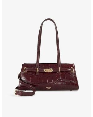 Dune Depend Leather Shoulder Bag - Purple