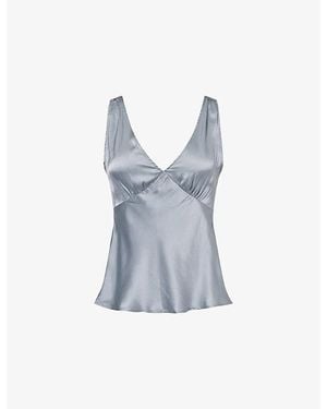 Dissh Jorja Silk Top - Blue