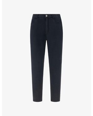 BOGGI Straight Regular-Fit Stretch-Denim Jeans - Blue