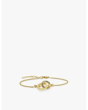 Thomas Sabo Together Forever 18Ct-Plated Sterling And Zirconia Bracelet - Metallic