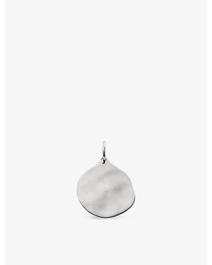 Monica Vinader Mv Siren Muse 18Ct Vermeil Pendant - White