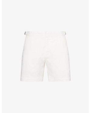 Orlebar Brown Bulldog Regular-Fit Stretch-Cotton Shorts - White