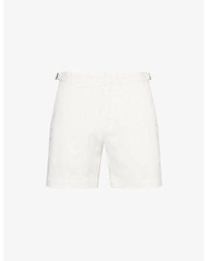 Orlebar Brown Bulldog Regular-Fit Stretch-Cotton Shorts - White