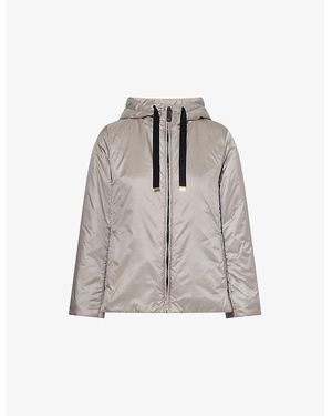 Max Mara Cube Greenh Hooded Shell Jacket - Grey