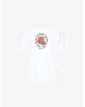 GOLF le FLEUR Dog Graphic-Print Short-Sleeve Cotton-Jersey T-Shirt - White