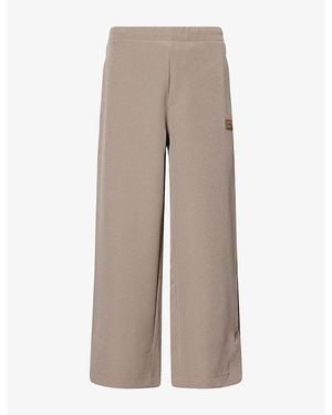 Amiri Brand-Patch Cady Woven Jogging Bottoms - Brown