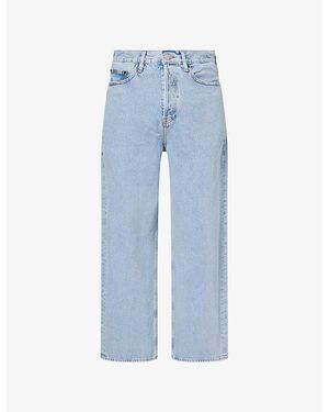 FRAME Baggy Oversized Denim Jeans - Blue