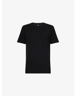 PAIGE Sorden Crew-Neck Cotton T-Shirt - Black