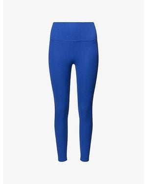 Splits59 Clare Rigor 7/8 High-Waist Workout Leggings - Blue