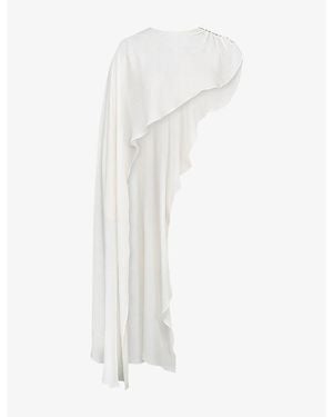 House Of Cb Enya Silk Shawl - White
