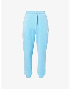 Sergio Tacchini Tassio Straight-Leg Cotton-Blend Jogging Bottoms - Blue