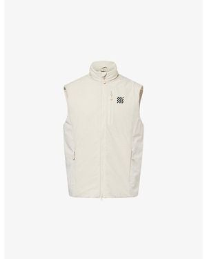 Manors Branded Padded Shell Gilet - White