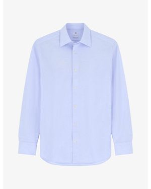 BOGGI Regular-Fit Jersey Shirt - Blue