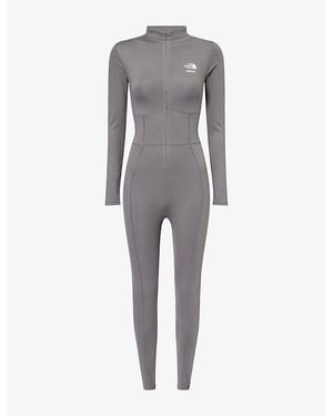 The North Face X Skims Refina Stretch-Woven Jumpsuit - Grey