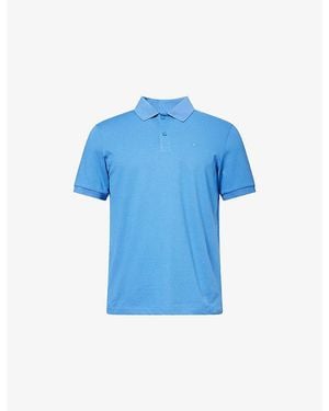 J.Lindeberg Verse Knitted Polo Shirt - Blue