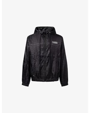 Amiri Ma Quad Nylon Windbreaker Jacket - Black