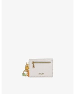 Dune Klub Leather Coin Purse - White