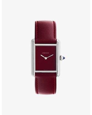 Cartier Crwsta0127 Tank Must Large Quartz Watch - Red