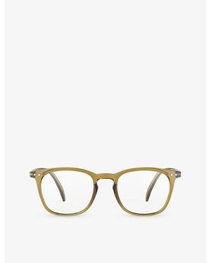 Izipizi #E Square-Framed Reading Glasses - Metallic
