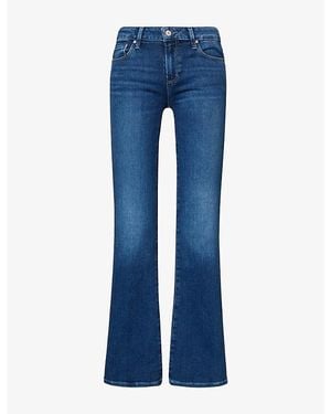 PAIGE Laurel Canyon Bootcut Denim Jeans - Blue