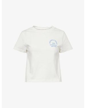 ADANOLA Everyday Active Classic Cotton-Jersey T-Shirt - White
