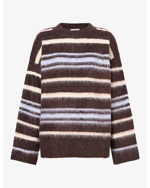 4th & Reckless Liea Striped Knitted Jumper - Multicolour
