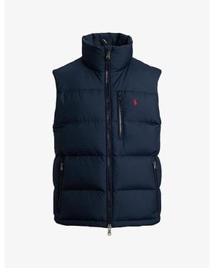 Polo Ralph Lauren Gorham Funnel-Neck Shell-Down Gilet - Blue