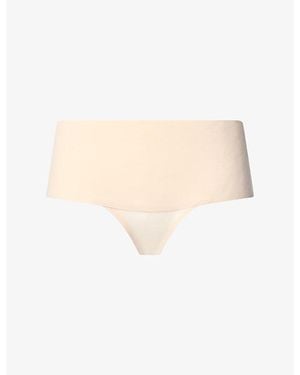 Spanx Supersmooth Undie-Tectable Stretch-Woven Brief - Natural