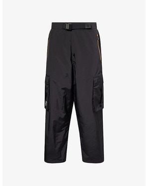 Loewe X On Patch-Pocket Shell Cargo Trousers - Black