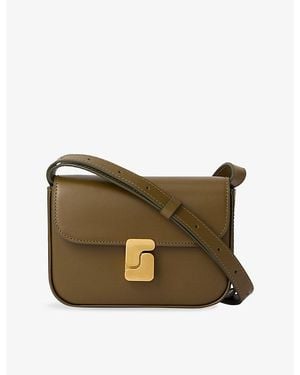Soeur Bell Very Mini Leather Shoulder Bag - Green