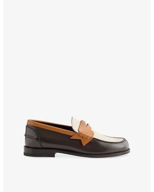 Christian Louboutin Plato Leather Loafers - Multicolour