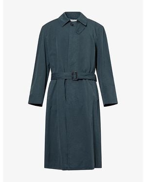 The Row Ninot Long Cotton Duster Coat - Blue
