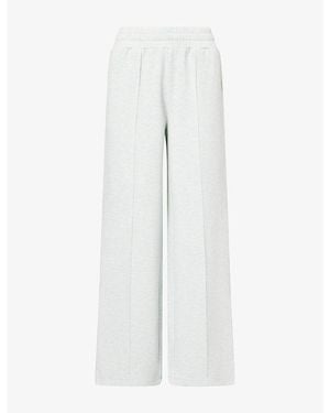 Varley The Wide-Leg 30In Stretch-Woven Jogging Bottoms - White