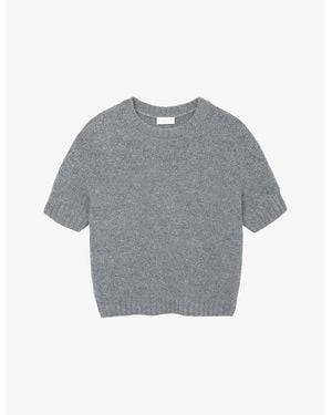 The White Company Round-Neck Relaxed-Fit Wool And Alpaca-Blend Jumper - Grey