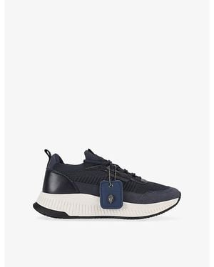 Kurt Geiger Manor Woven Sneakers - Blue