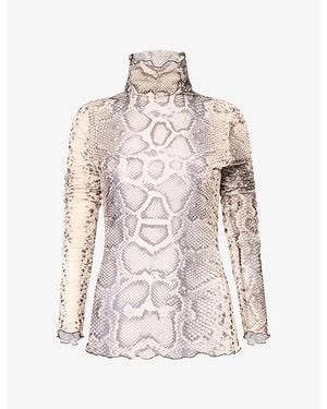 Rat & Boa Sole Mesh Top - Pink