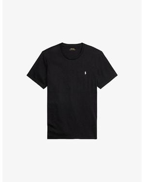 Polo Ralph Lauren Crewneck Cotton-Jersey T-Shirt - Black