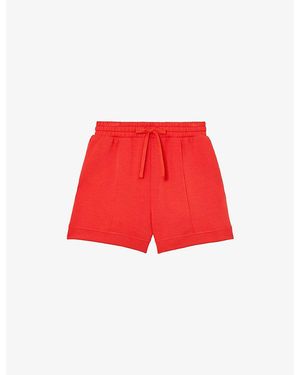 Reiss Bea Knitted Shorts - Red