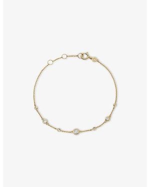 Astley Clarke Atomic 18Ct- And 0.218Ct Lab-Grown Diamond Station Bracelet - Metallic