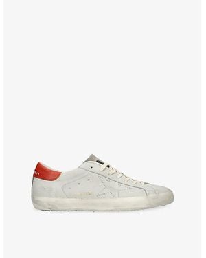 Golden Goose Super-Star Leather Low-Top Trainers - White