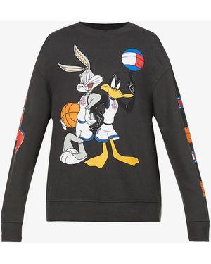 Tommy Hilfiger X Space Jam Graphic-print Cotton-jersey Sweatshirt - Multicolour