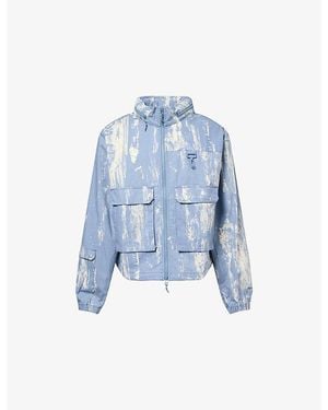 Reese Cooper Sierra Hooded Cotton-Ripstop Jacket - Blue