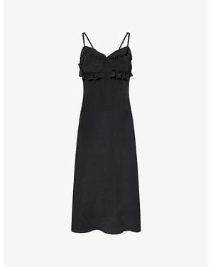 ワンピース SIMONE ROCHA RIBBED MULTI SNAP BIAS CUT DRESS Simone Rocha Ribbed Multi Snap Bias Cut Dress | italist